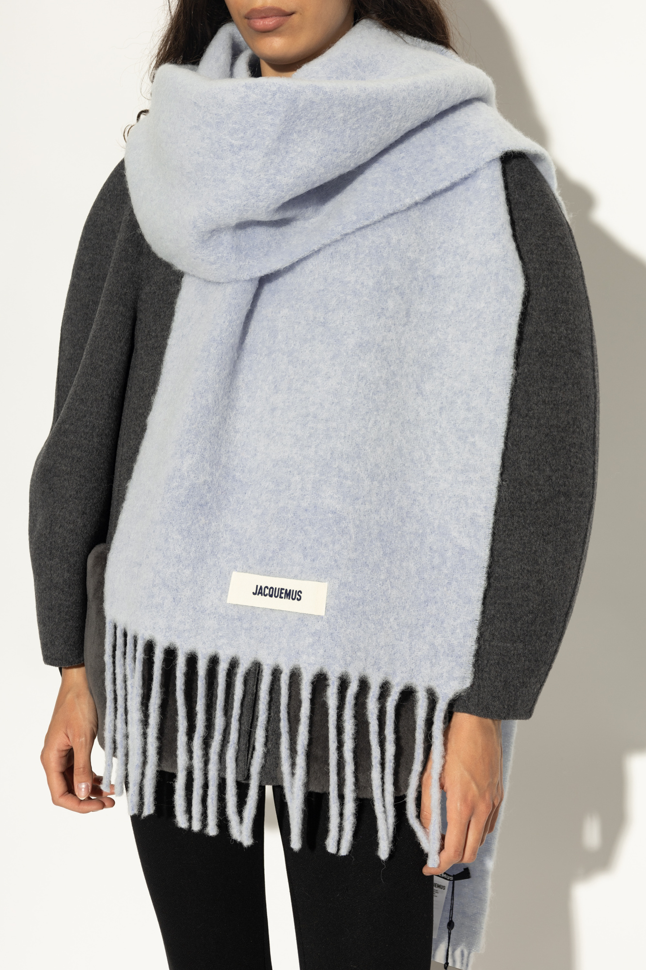 Light blue Scarf with logo Jacquemus - Vitkac Canada